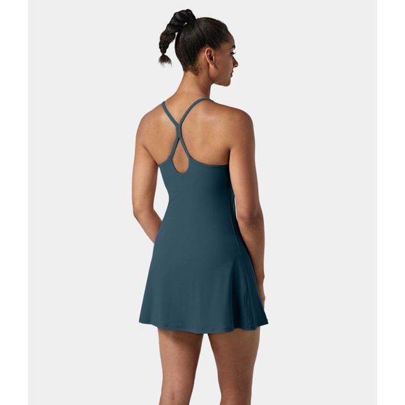 Halara Everyday Cloudful Air 2-in-1 Cool Touch Dress-Euphoria Air Blue S - Picture 2 of 6